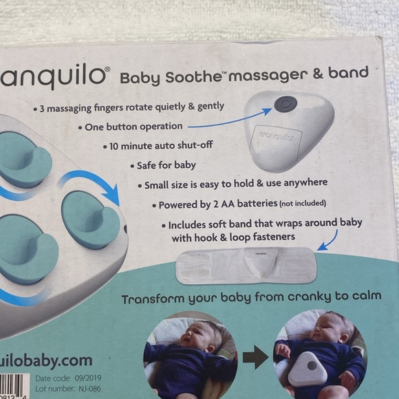 🎁NIB tranquilo  Baby Soothe massager & band - Picture 14 of 15